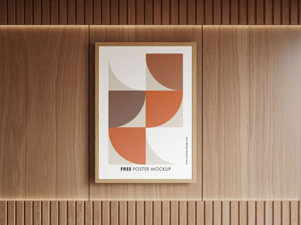 3 Sights of Poster Mockup in Elegant Bedroom