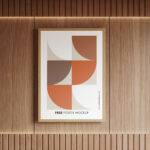 3 Sights of Poster Mockup in Elegant Bedroom