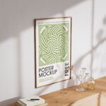 3 Sights of Poster Mockup with Shadow Overlays