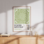 3 Sights of Poster Mockup with Shadow Overlays