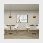 3 Sights of Restaurant Interior Frame Mockup