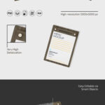 3 Sights of Restaurant Menu Mockup
