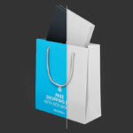 3 Sights of Shopping Bag Mockup with Box