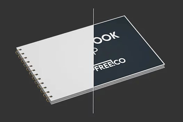 3 Sights of Sketchbook Mockup
