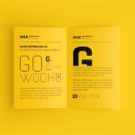 3 Sights of US Letter Bifold Brochure Mockup