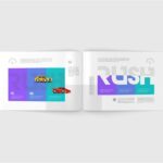 3 Sights of US Letter Landscape Magazine Mockup