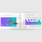 3 Sights of US Letter Landscape Magazine Mockup