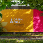 3 Sights of Wall Fence Banner Mockup