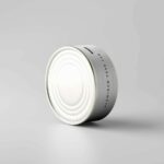 3 Small Aluminum Food Can Mockups in Different Views mockup preview