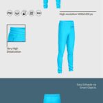 3 Soccer Pants Mockups in Various Views