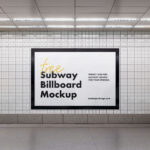3 Subway Billboard Mockups
