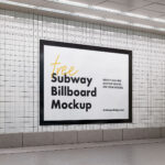 3 Subway Billboard Mockups