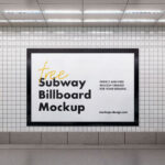 3 Subway Billboard Mockups