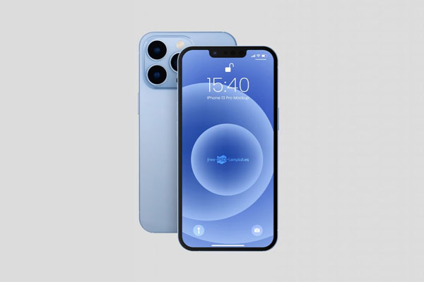 3 View iPhone 13 Pro Mockups