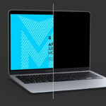 3 Views of Apple MacBook Air M1 Mockup