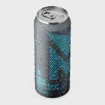 3 Views of Beer Can Mockup