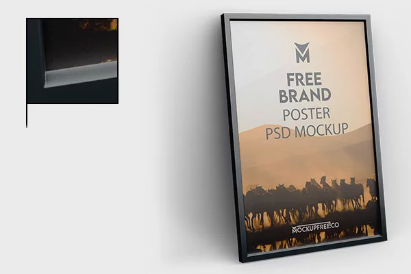 3 Views of Brand Poster Mockup