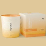 3 Views of Candle Glass Packaging Mockup