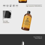 3 Views of Cosmetic Bottle Mockup