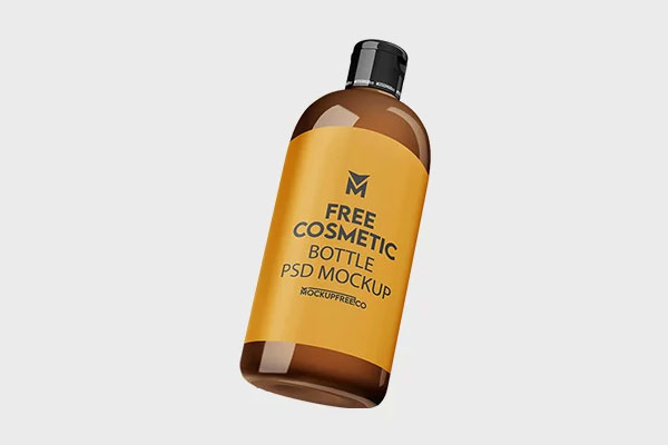 3 Views of Cosmetic Bottle Mockup