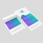 3 Views of DL Flyer Mockup
