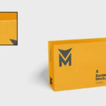3 Views of Rectangle Box Mockup