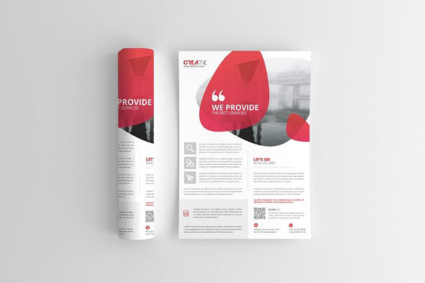 3 Visions of A4, A5 Flyer Mockup