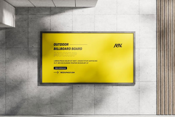 3 Visions of Billboard Mockup