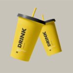 3 Visions of Drink Cup Mockup