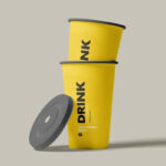 3 Visions of Drink Cup Mockup