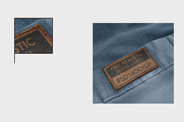 3 Visions of Jeans Label Mockup