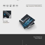 3 Visions of Square Book Mockup