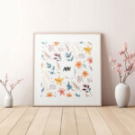 3 Visions of Square Wall Frame Mockup