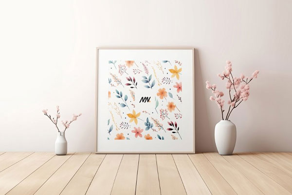 3 Visions of Square Wall Frame Mockup