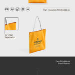 3 Visions of Tote Bag Mockup