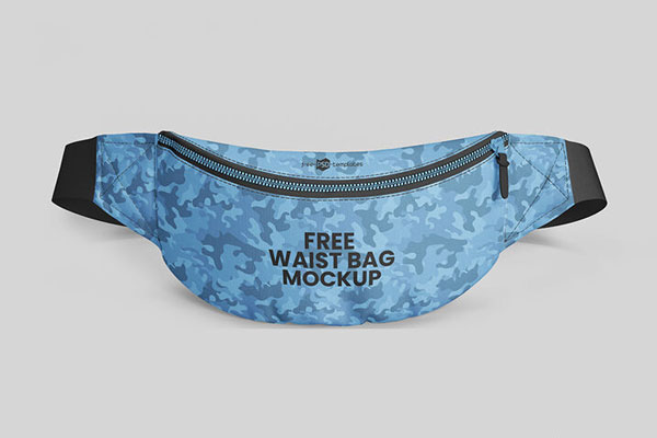 3 Waist Bag Mockups in Different Angles