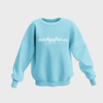 3 Women’s Sweatshirt Mockups in Different Shots