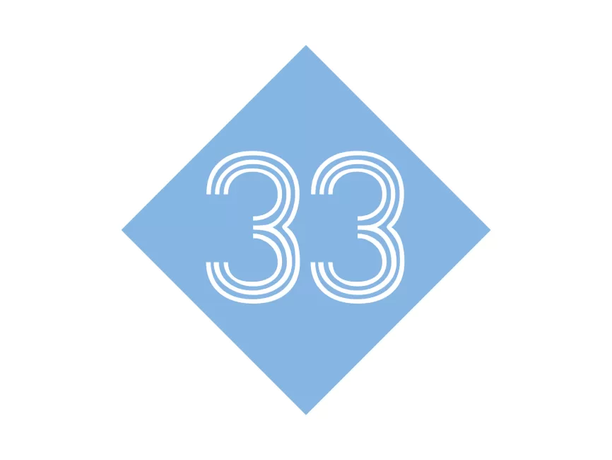 33 Blue Logo logo preview