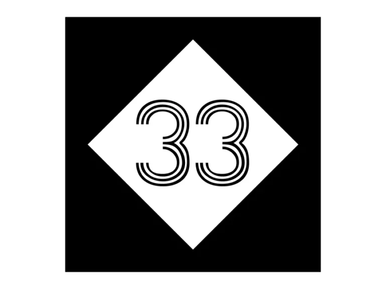 33 in Square Logo