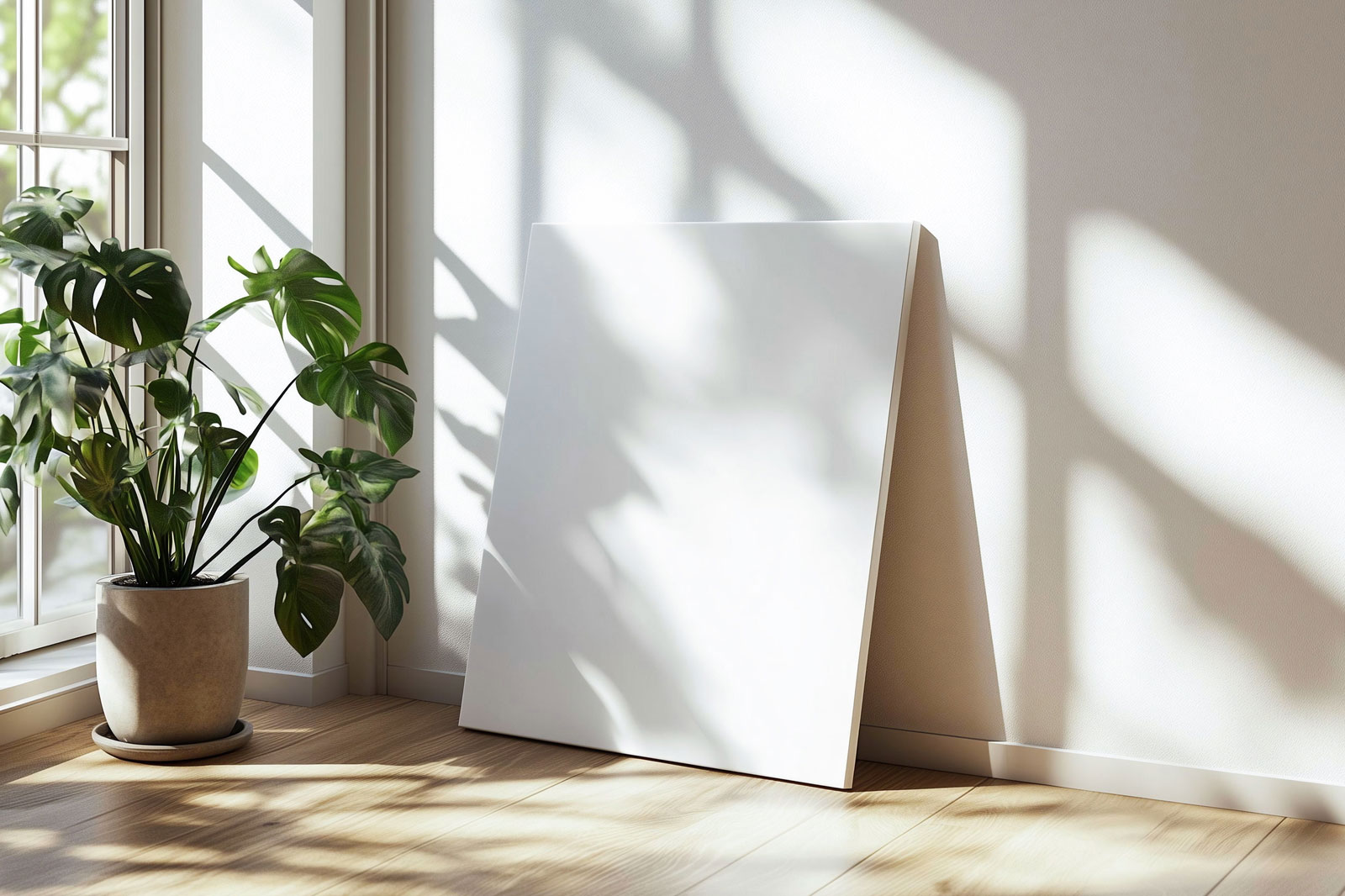 Free 34x43 Canvas Mockup PSD Template