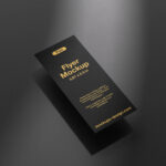 367×86 Inches Flyer Mockup