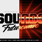 3D 80s Text and Logo Effect