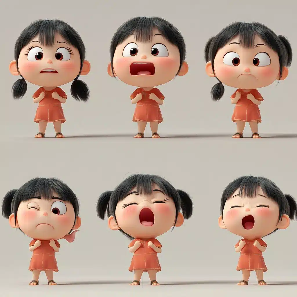 3D Chibi Maruko-chan Expressions