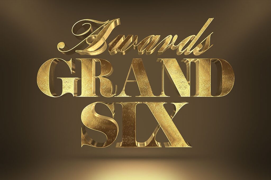 3D Gold Text Effect