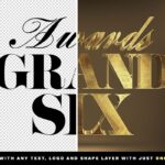 3D Gold Text Effect