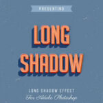 3D Long Shadow Text Effect