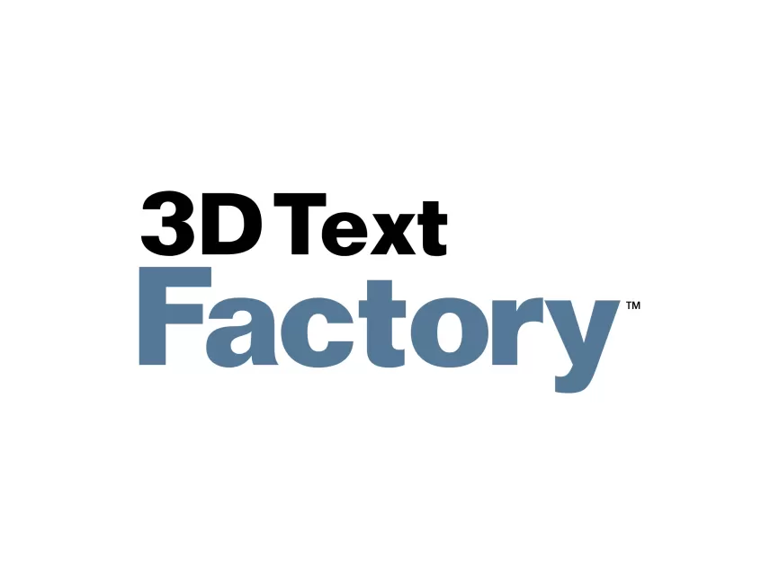 3D Text Factory Logo logo preview