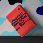 3D Tilted Box Packaging Mockup mockup preview