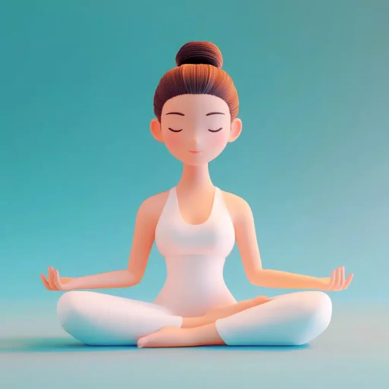3D Wellness Elements Cartoon