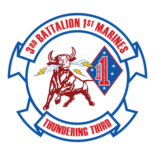 3rd Battalion 1st Marine Regiment USMC logo